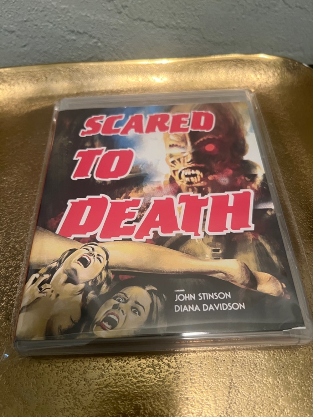 #1923**Scared to Death Vintage Horror DVD - Red & Black Cover
